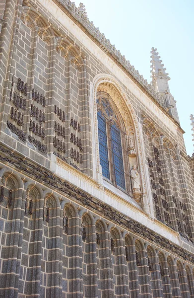 San Juan Reyes Kyrka Toledo Med Gamla Bojorna Dekoration Spanien — Stockfoto