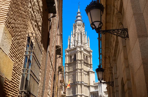 Katedrála Toledu Kastilii Mancha Španělska — Stock fotografie