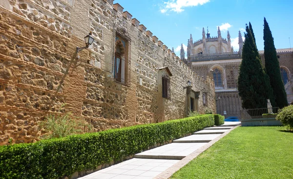 Toledo Cava Palota Homlokzata Spanyolországi Castilla Mancha — Stock Fotó