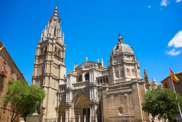 Catedral Toledo Castela Mancha Espanha — Fotografia de Stock