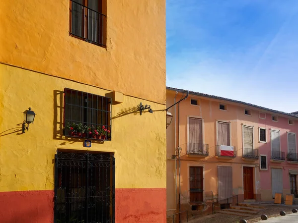瓦伦西亚的 Xativa 老城区街也是西班牙 Xativa — 图库照片