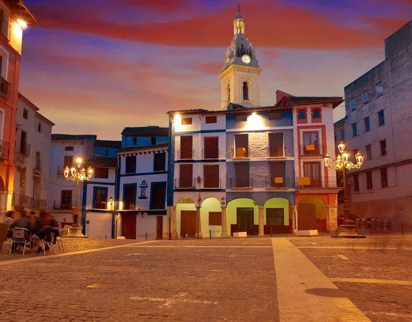 Xativa Plaza Mercat Square Valencia Också Jativa Spanien — Stockfoto