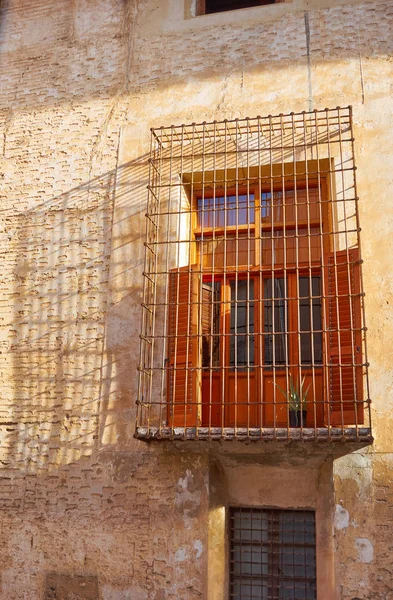 Beklediği Santo Domingo Sokak Valencia Jativa Spanya — Stok fotoğraf