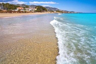Romana plaj Alcossebre playa de Alcoceber Castellon, İspanya