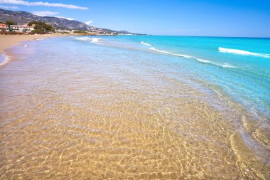 Romana plaj Alcossebre playa de Alcoceber Castellon, İspanya