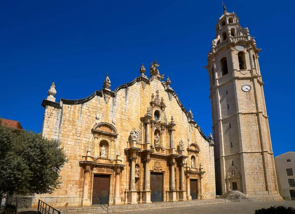 Kościół Alcala Chivert Xivert Castellon Hiszpania Saint Juan Bautista — Zdjęcie stockowe