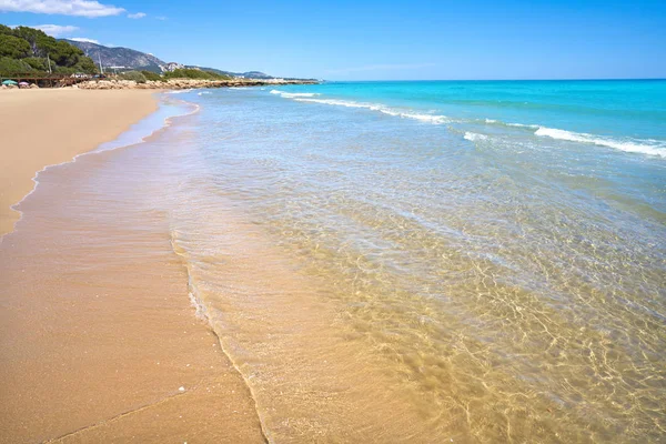 Romana Praia Playa Alcossebre Também Alcoceber Castellon Espanha — Fotografia de Stock