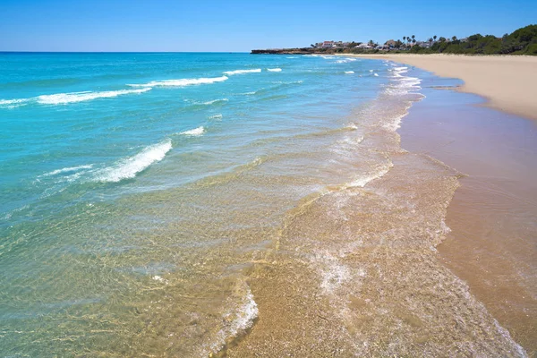 Romana Praia Playa Alcossebre Também Alcoceber Castellon Espanha — Fotografia de Stock