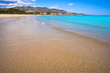 Romana plaj Alcossebre playa de Alcoceber Castellon, İspanya