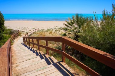 Romana plaj Alcossebre playa de Alcoceber Castellon, İspanya