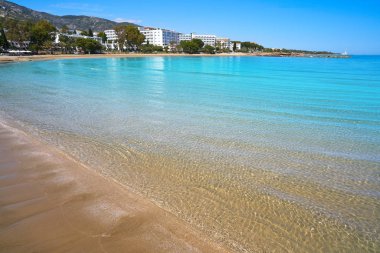 Playa de las Fuentes plaj Alcossebre içinde de Alcoceber Castellon, İspanya