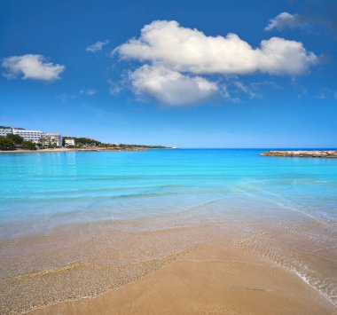 Playa de las Fuentes plaj Alcossebre içinde de Alcoceber Castellon, İspanya