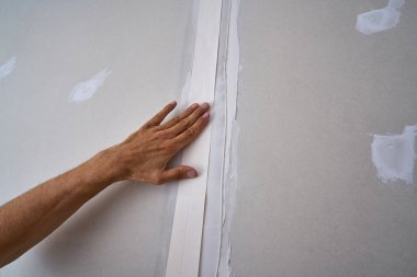 Lamine Alçıpan birleşim teyp DIY ayrıntı sıvama