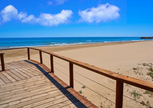 Romana Strand Playa Alcossebre Városában Alcoceber Castellon Spanyolország — Stock Fotó