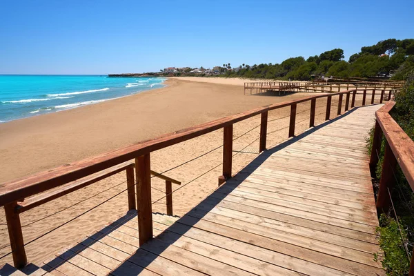 Romana Strand Playa Alcossebre Városában Alcoceber Castellon Spanyolország — Stock Fotó