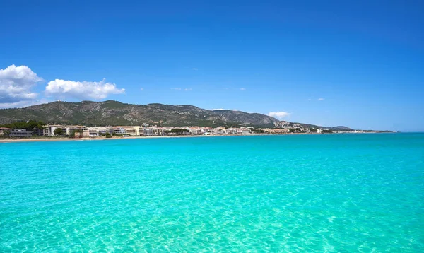 Playa Beach Alcossebre Also Alcoceber Castellon Spain — Stock Photo, Image