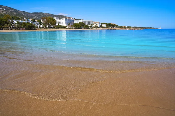 Playa Las Fuentes Plaj Alcossebre Içinde Alcoceber Castellon Spanya — Stok fotoğraf