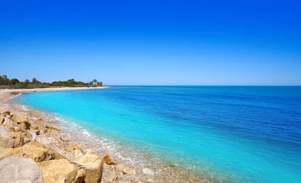 Capicorb Praia Alcoceber Também Alcossebre Castellon Espanha — Fotografia de Stock