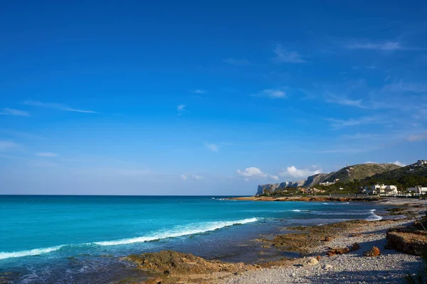 Denia Strand Von Las Rotas Alicante Spanien — Stockfoto