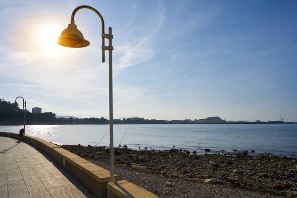 Denia Sunset Las Rotas Beach Alicante Spain — Stock Photo, Image