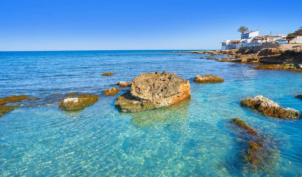 Denia Las Rotas Strand Van Middellandse Zee Alicante Spanje — Stockfoto