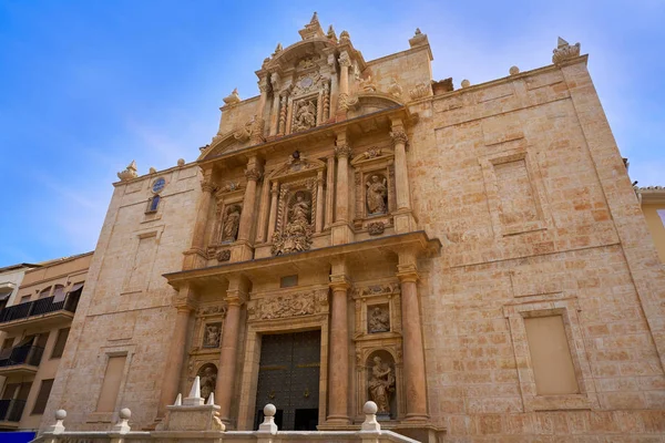 Lliria Liria Igreja Fachada Assunção Valência Espanha — Fotografia de Stock