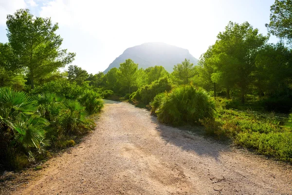 Montgo Mountain Javea Tramonto San Antonio Cape Alicante Spagna — Foto Stock