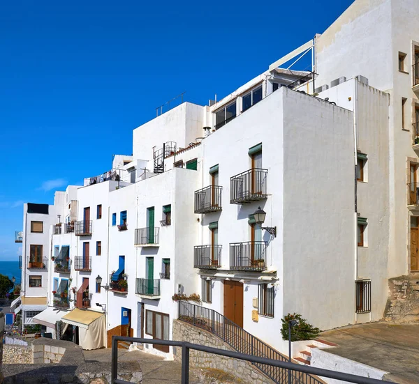 Peniscola Old Village Castellon Spain Mediterranean Downtown — Stock Photo, Image