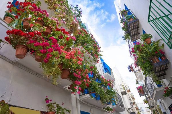 Peniscola Gamla Byn Castellón Spanien Medelhavet Downtown — Stockfoto