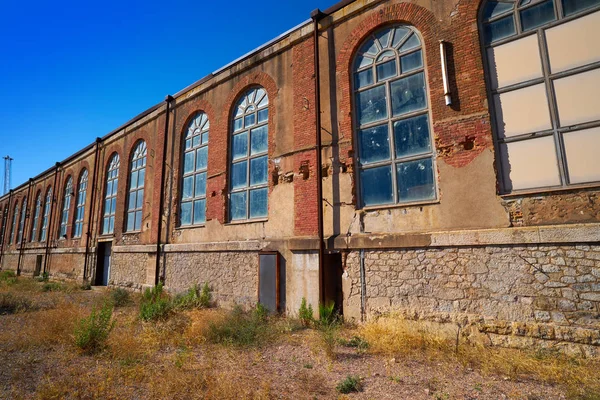 Staré Brickwall Puerto Sagunto Valencia Španělsko — Stock fotografie