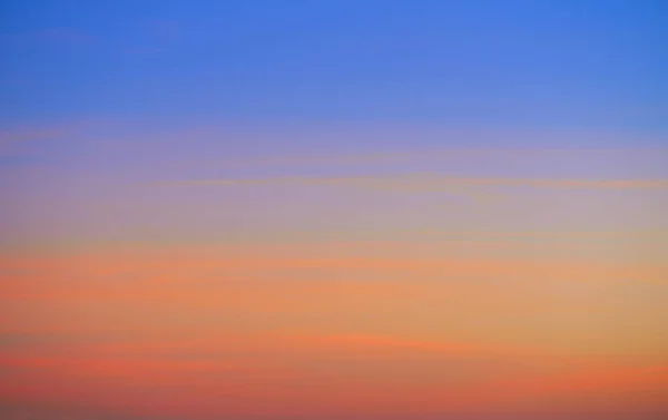 Sunset Sky Clouds Orange Blue Colors — Stock Photo, Image