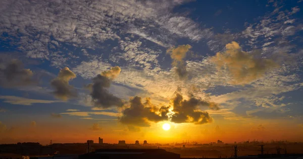 Valencia Sunriuse Skyline Paterna Manises Area Spain — Stock Photo, Image