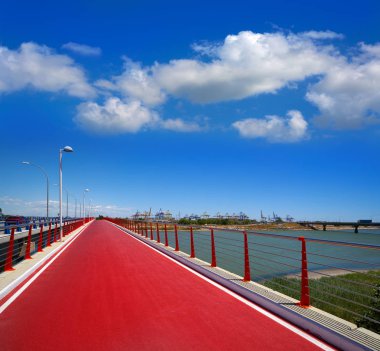 Valencia turia nehir Bisiklet parça İspanya Pinedo