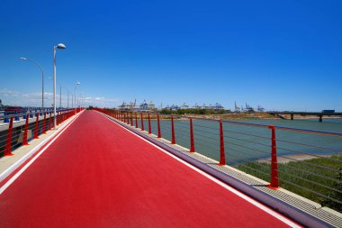 Valencia turia nehir Bisiklet parça İspanya Pinedo