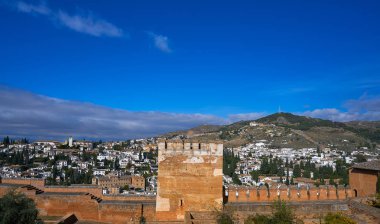 Alhambra, Granada İspanya görünümünden Albaicin da duende'sine