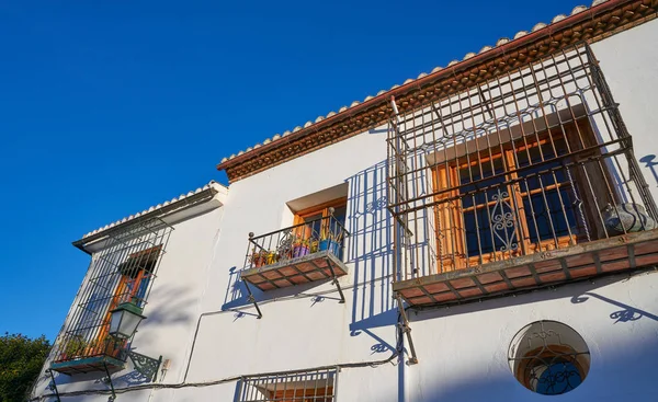 Granada Albaicin Arapça eski bölge Endülüs Müslüman İspanya