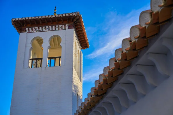 Τζαμί Major Mezquita Της Γρανάδα Albaicin Της Ανδαλουσίας Στην Ισπανία — Φωτογραφία Αρχείου