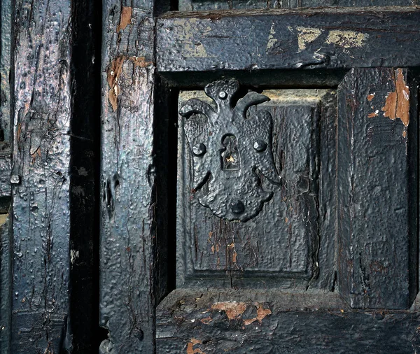 Porta Velha Fechadura Chave Albaicin Granada Espanha — Fotografia de Stock