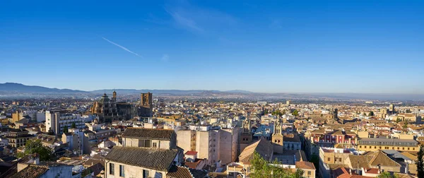 Albaicin Andalusia İspanya Granada manzarası görünümünden