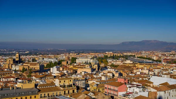 Albaicin Andalusia İspanya Granada manzarası görünümünden