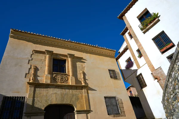 Albaicina Granada Porras Casa Andalucía Musulmana España —  Fotos de Stock