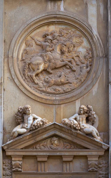 Alhambra Granada Carlos Details Andalusia Spain — Stock Photo, Image