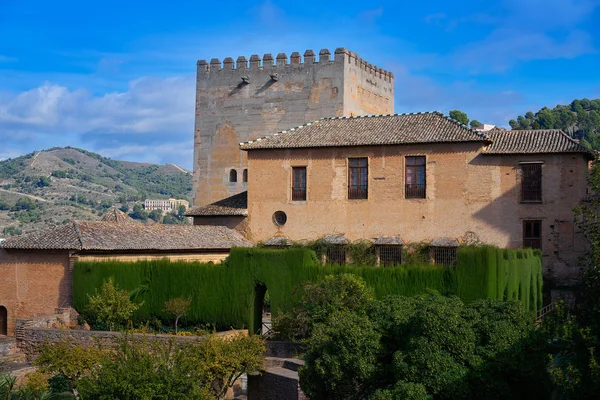 Alhambra Grenadzie Cuarto Comares Hiszpanii Andaluzji — Zdjęcie stockowe