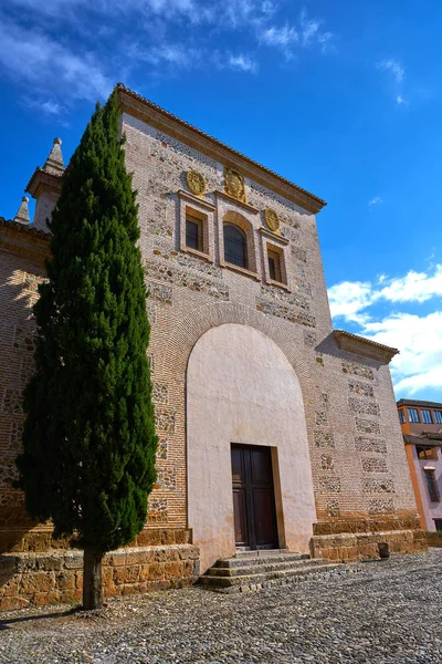 Iglesia Santa Maria Alhambra Granada España Andalucía —  Fotos de Stock