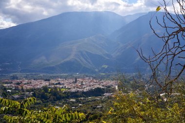 Endülüs İspanya'nın Granada Alpujarras Orgiva Köyü