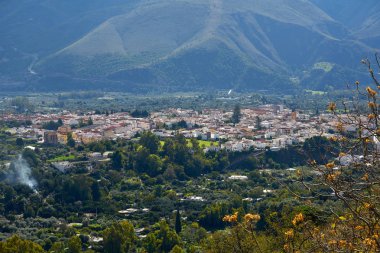 Endülüs İspanya'nın Granada Alpujarras Orgiva Köyü