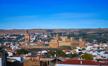 Guadix köyü manzarası Andalusia, İspanya Granada