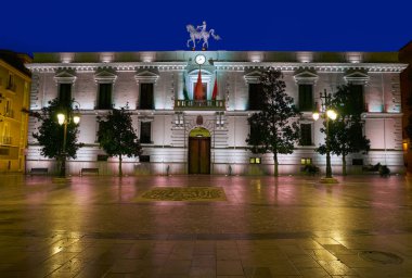 İspanya Endülüs Ayuntamiento Granada Belediye günbatımı