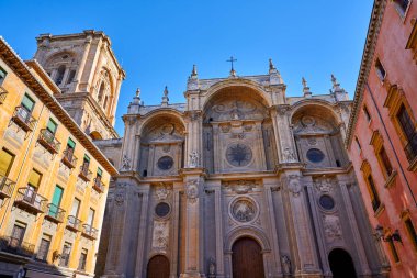 İspanya Endülüs kare Pasiegas, Granada Katedrali cephe