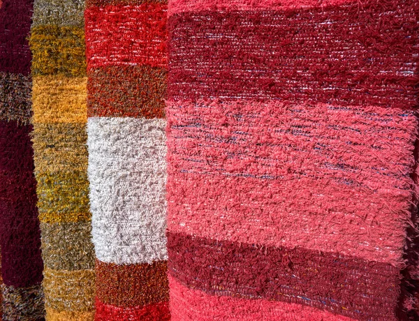 Περιοχή Alpujarras Κουβέρτες Κουβέρτες Παραδοσιακά Πολύχρωμα Serape Γρανάδα — Φωτογραφία Αρχείου